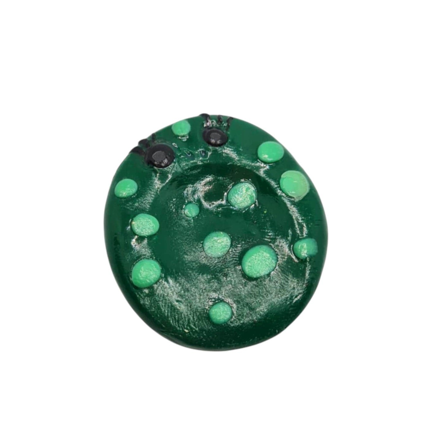 Frog Worry Stone • Thumb Stone for Anxiety Relief • Pocket Hug Gift • Polymer Clay Fidget • Green Stress Relief Stone for Adults & Teens