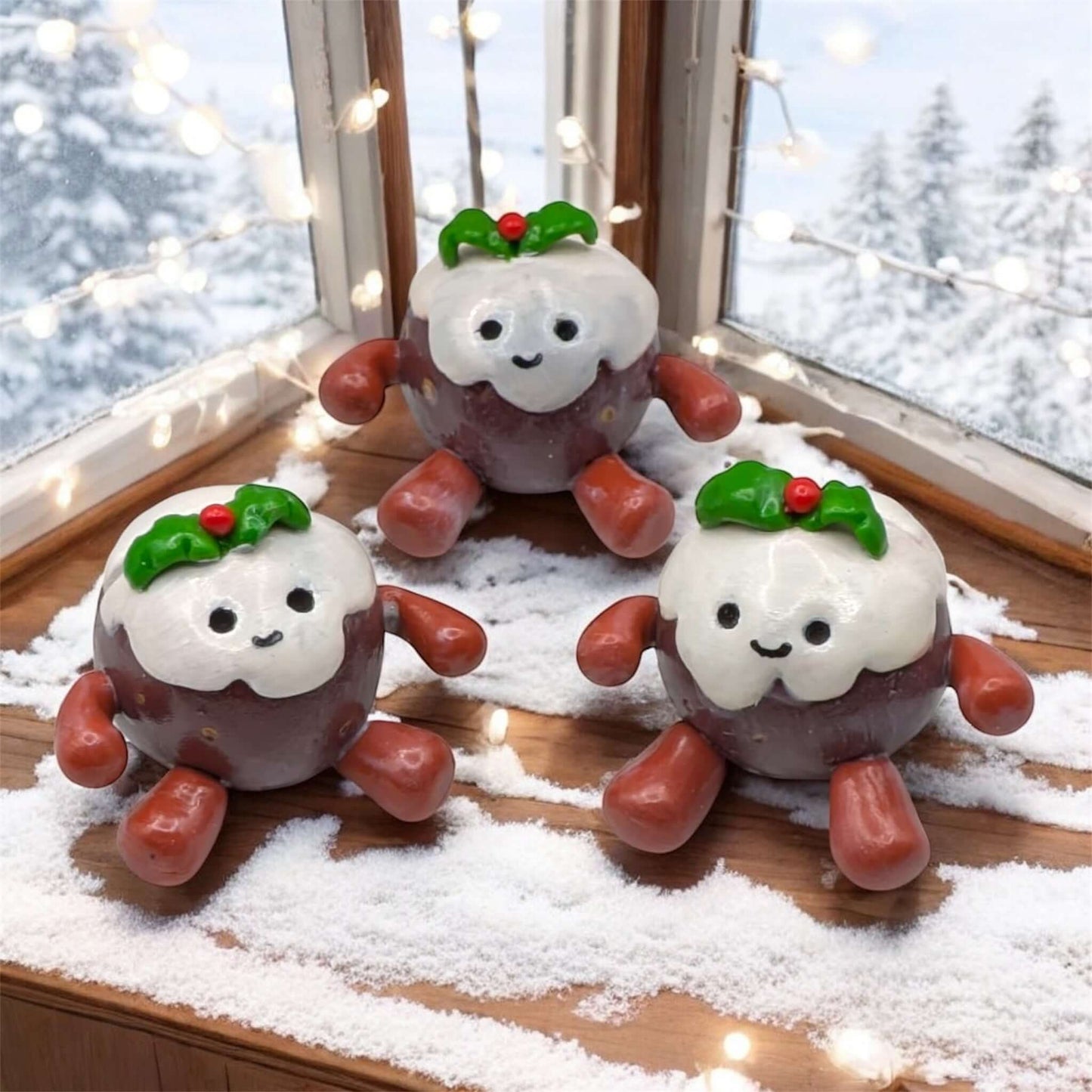 Christmas Pudding Photo Holder - Cute Festive Gift