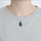 Aubergine Necklace | Polymer Clay Jewellery