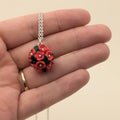 Christmas Flower Necklace