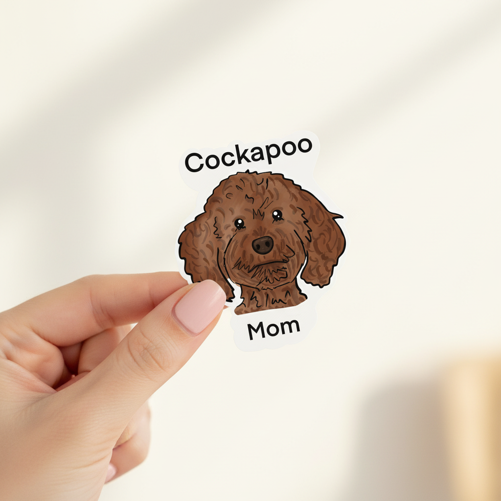 Cockapoo Mom Sticker