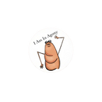 Marcus The Worm Sticker – I'm In Agony Glossy Die Cut Decal