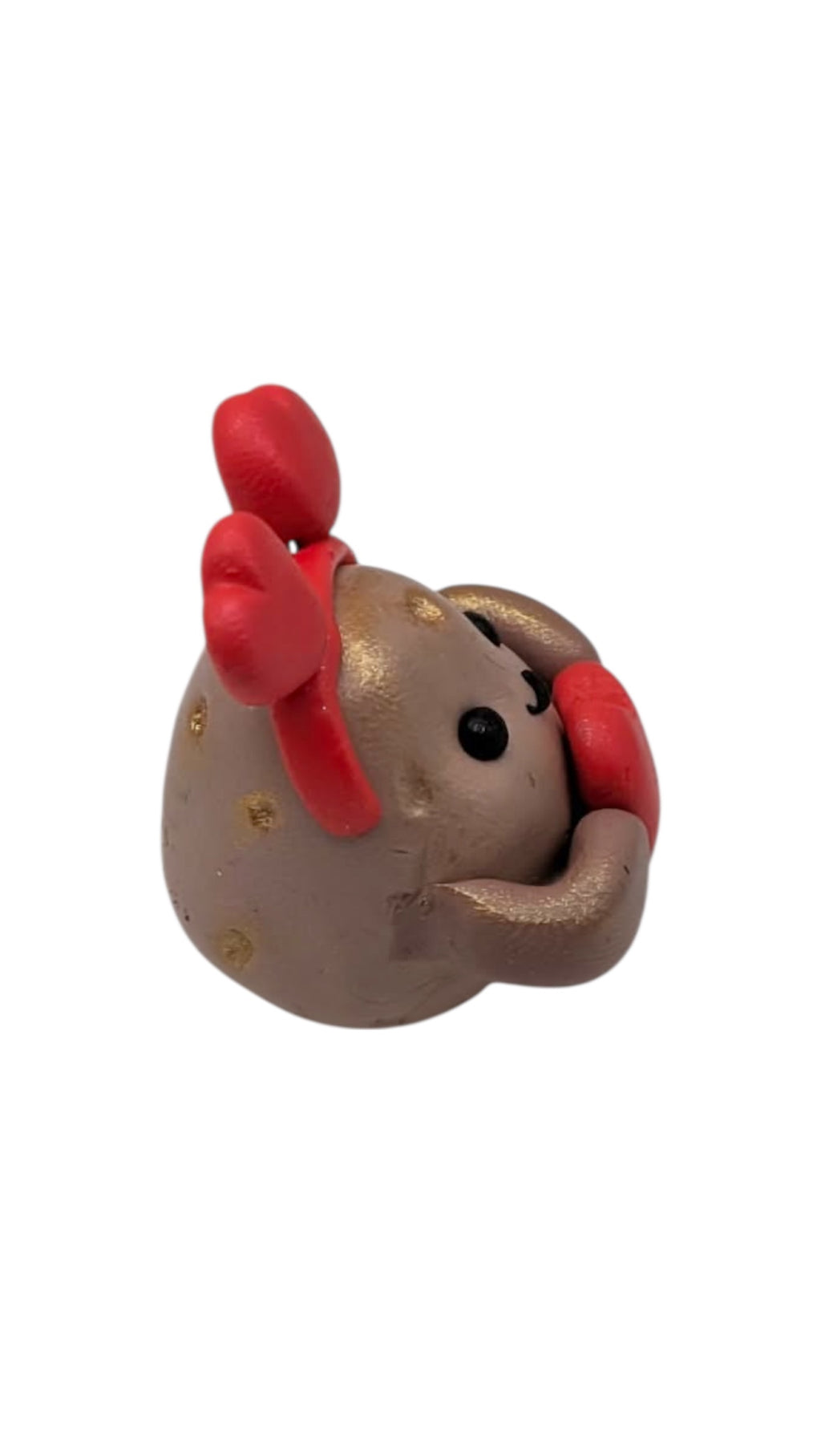 Valentine's Potato Figurine, Funny Kawaii Gift, Handmade Polymer Clay Desk Buddy, Novelty Valentine's Gift