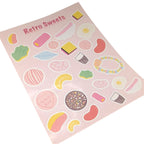 Retro Sweets Sticker Sheet