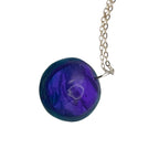 Purple Resin Dome Necklace