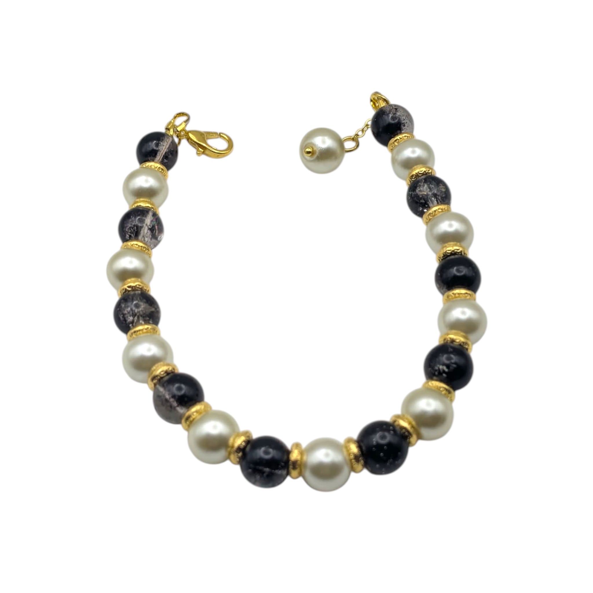 Monochrome Pearl Bracelet
