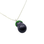 Aubergine Necklace | Polymer Clay Jewellery
