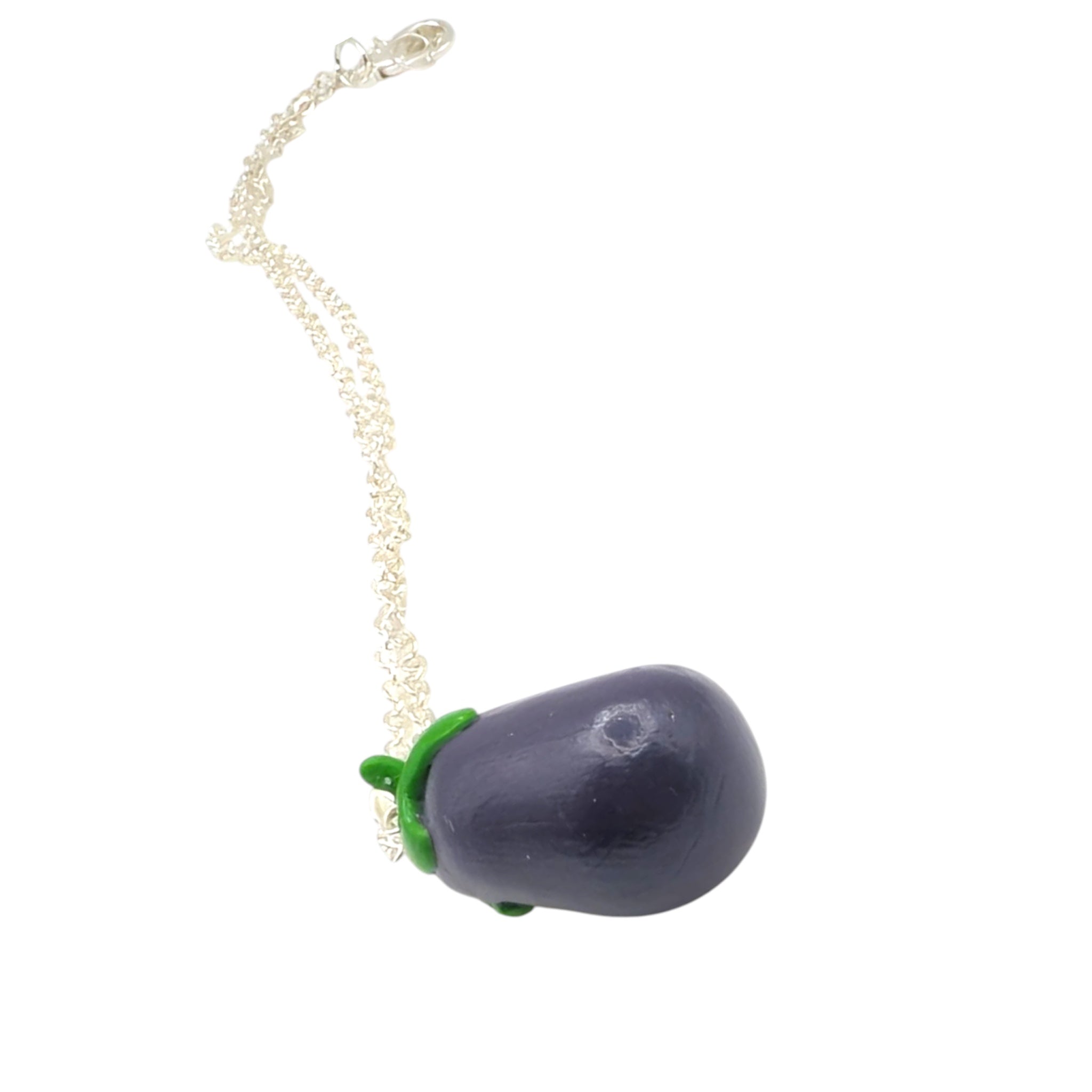 Aubergine Necklace | Polymer Clay Jewellery