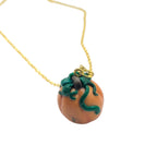 Pumpkin Necklace | Polymer Clay Jewellery