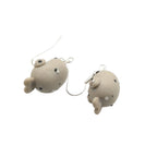 Chubby Seal Dangle Earrings | Handmade Polymer Clay Kawaii Jewellery