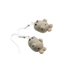 Chubby Seal Dangle Earrings | Handmade Polymer Clay Kawaii Jewellery