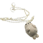 Chubby Seal Pendant Necklace | Handmade Polymer Clay Kawaii Jewellery