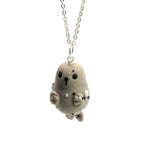 Chubby Seal Pendant Necklace | Handmade Polymer Clay Kawaii Jewellery