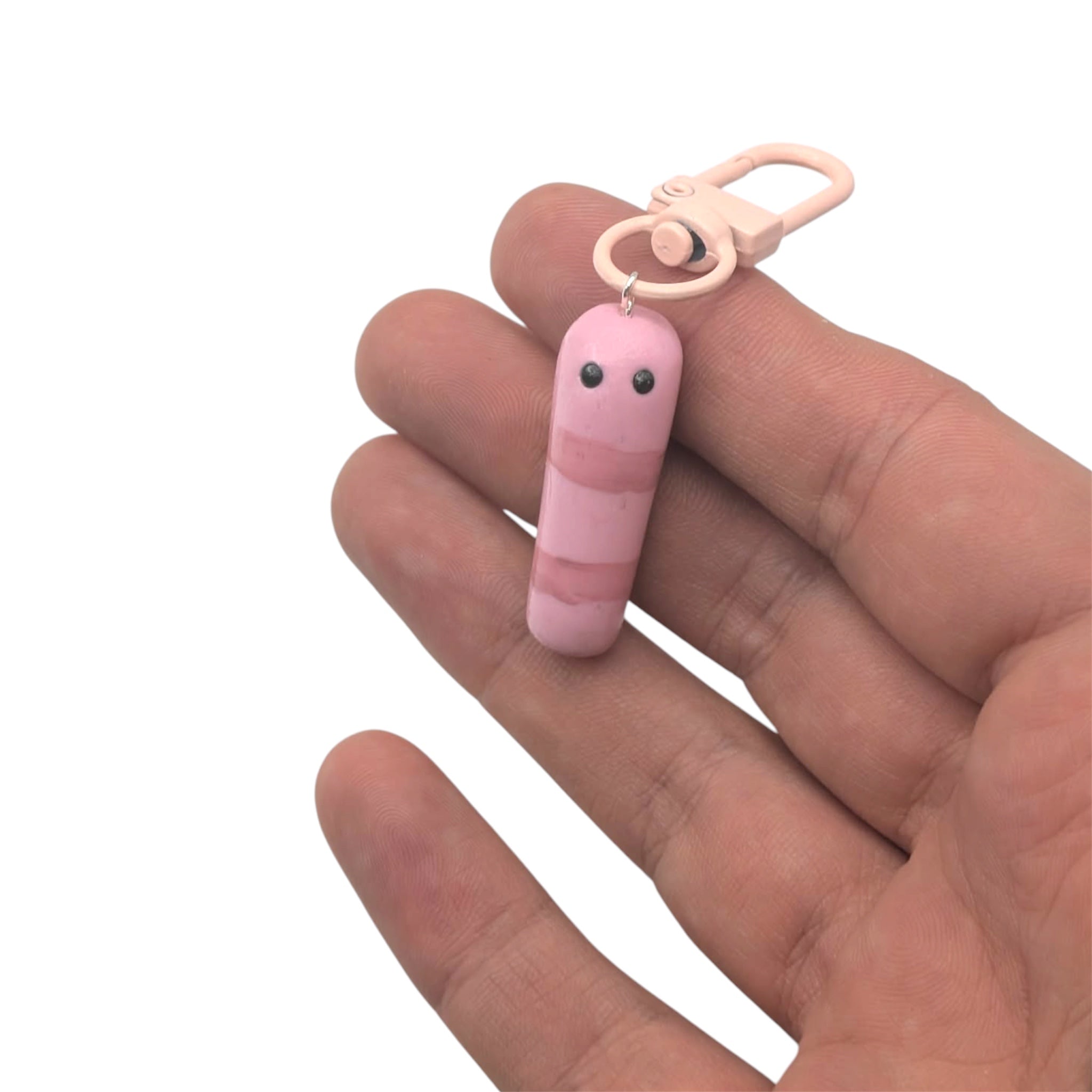 Worm Keyring & Phone Charm