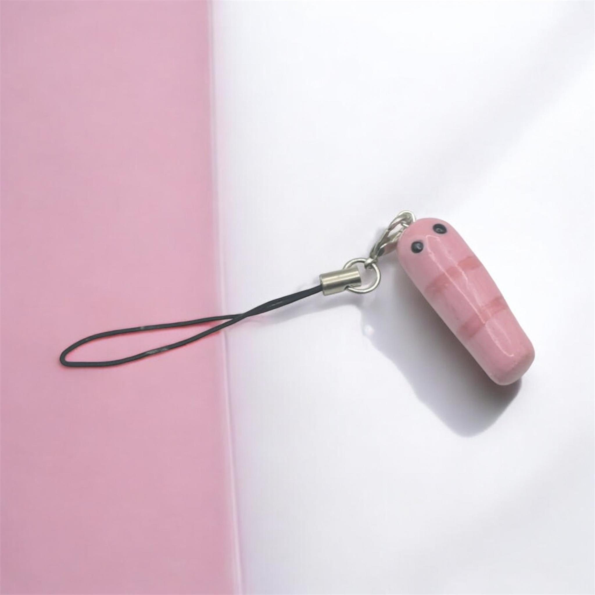 Worm Keyring & Phone Charm