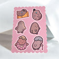 Kawaii Potato Sticker Sheet