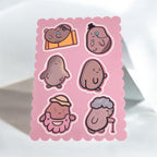 Kawaii Potato Sticker Sheet