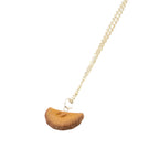 Sausage Roll & Cornish Pasty Necklace, Miniature Food Jewellery, Polymer Clay Pendant