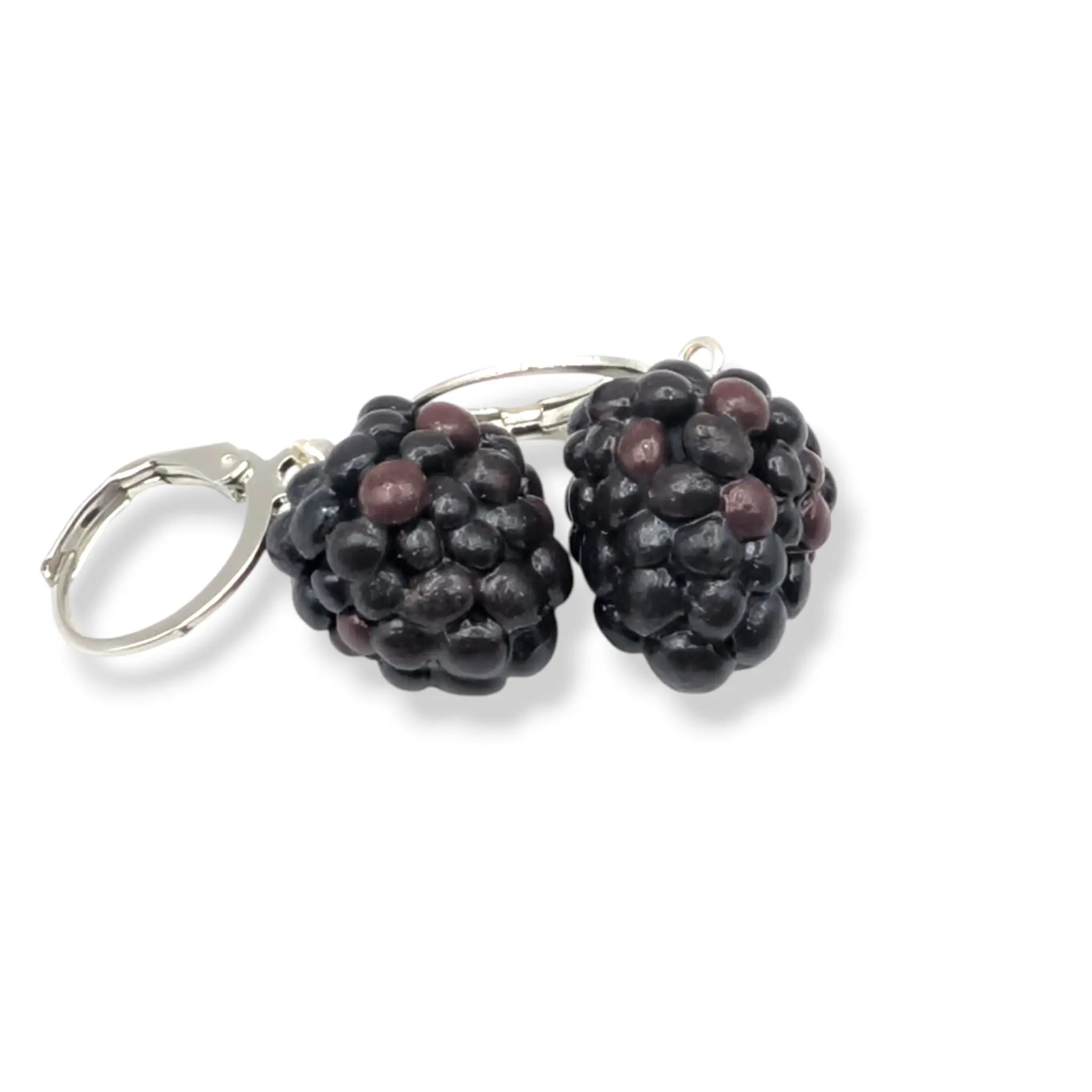 Blackberry Earrings, Polymer Clay Jewellery , Handmade Gifts UK
