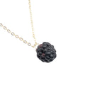Blackberry Necklace, Cottagecore Fruit Jewellery, Polymer Clay Pendant, Nature Gift For Her
