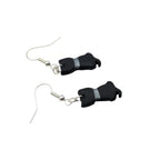 Black Cat Polymer Clay Earrings