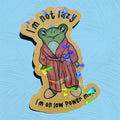 Low power mode sticker cute frog decal