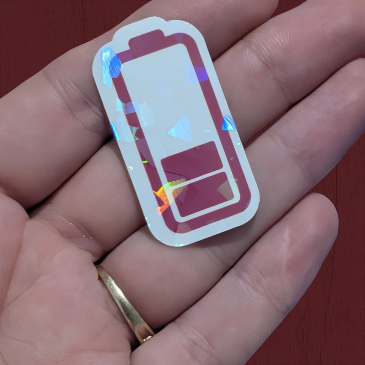 Low power mode sticker battery 