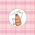 Marcus The Worm Sticker – I'm In Agony Glossy Die Cut Decal