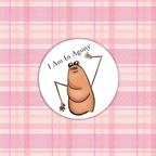 Marcus The Worm Sticker – I'm In Agony Glossy Die Cut Decal