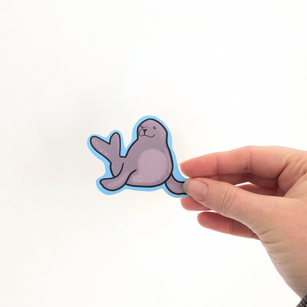 Kawaii Seal Sticker | Matte Vinyl | Laptop Sticker | Cute Ocean Sticker