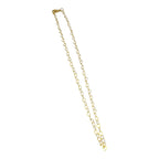 16” heart chain necklace with lobster clasp closure