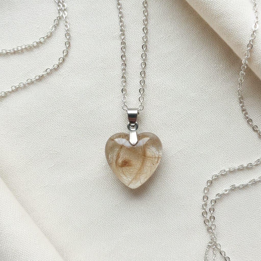 Dog Fur Heart Necklace, pet loss gift jewellery. Custom keepsake silver necklace for her 