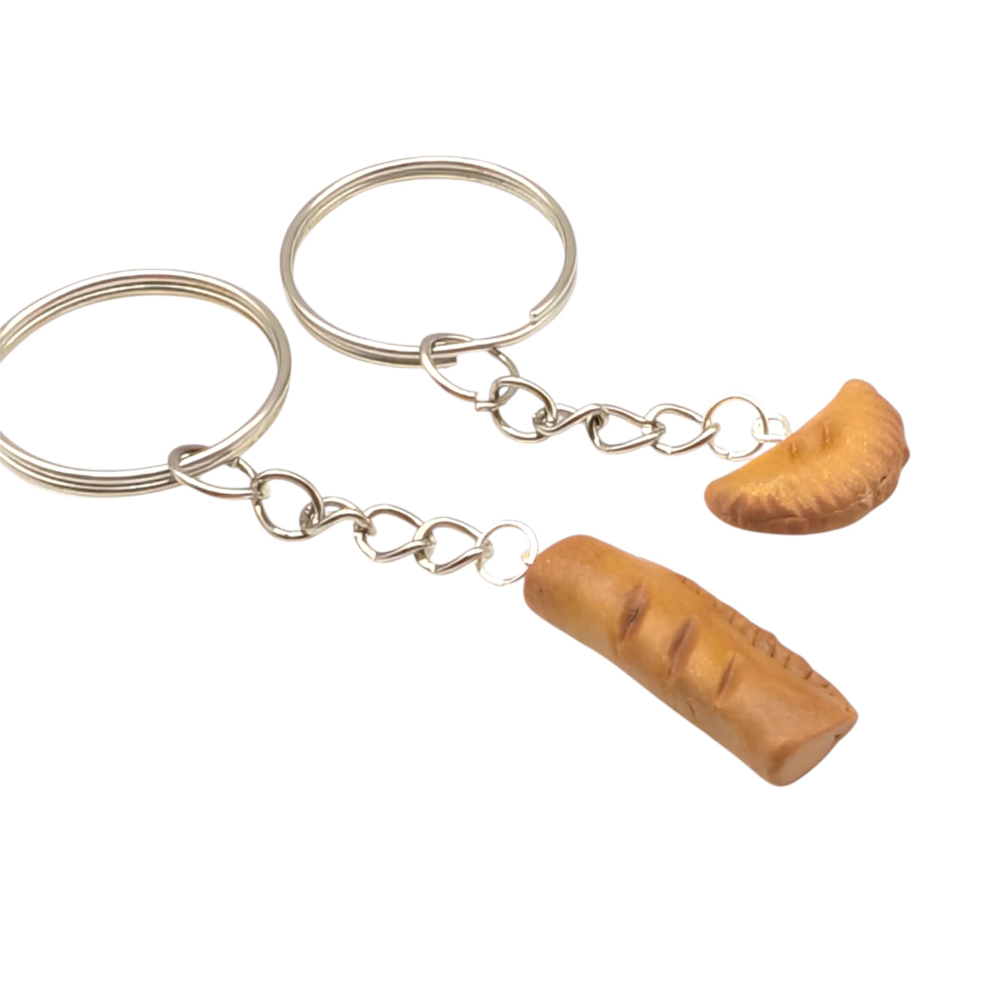 Mini pastry keychains handmade polymer clay mini food charms 