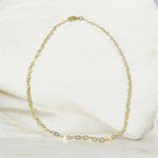 Hollow gold heart jewellery handmade necklace 