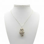 Necklace on stand - no clasp