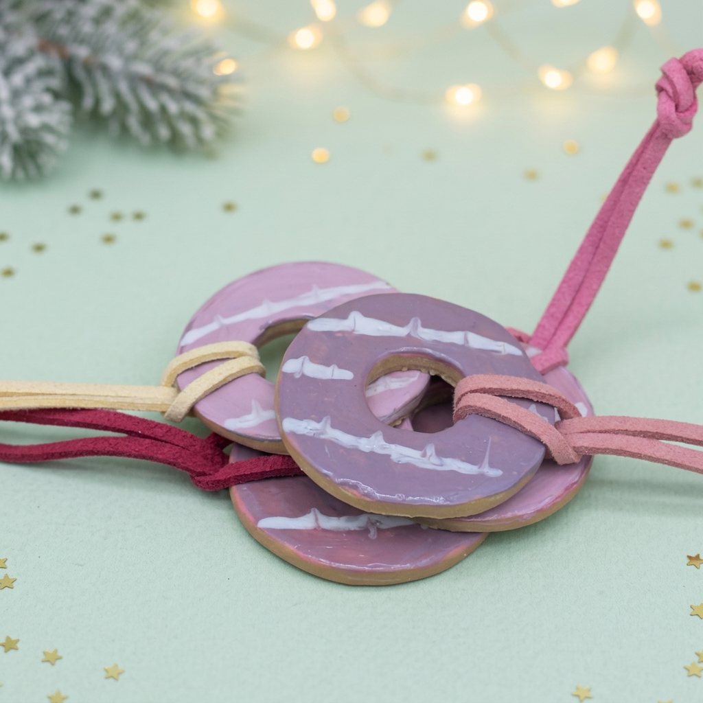 Party Ring Biscuit Christmas Decoration