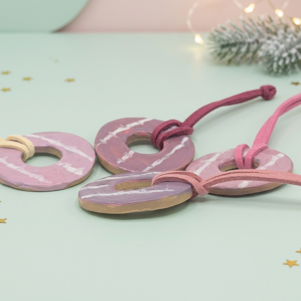 Party Ring Biscuit Christmas Decoration