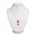 raw steak necklace polymer Clay miniature food jewellery 