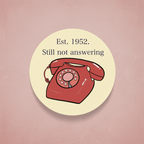 Styled background prominent sticker